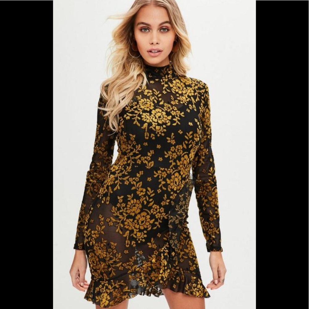 Black see-through dress. Perfect for date night